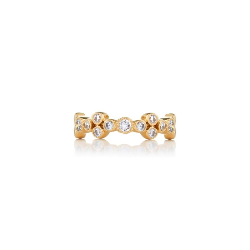 Inel de logodna din Aur Galben de 18k cu Diamante Naturale