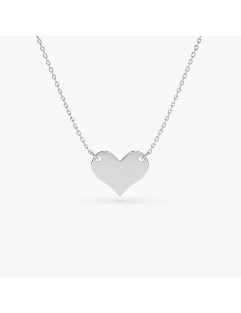Colier minimalist din aur galben de 14k  Love Me